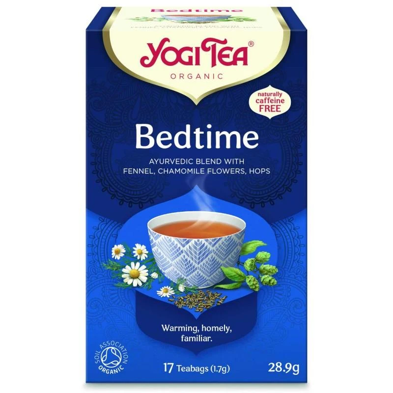 Prieskoninė arbata vakarui Bedtime, Yogi Tea, ekologiška, 17 pakelių