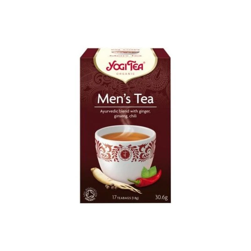 Yogi Tea Men's prieskoninė arbata, 17 pakelių pakuotė