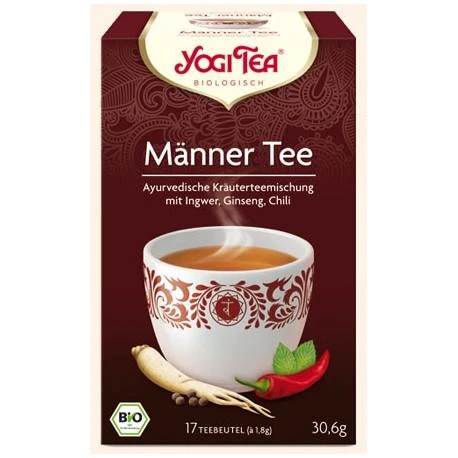 Prieskoninė arbata vyrams Men's Tea, Yogi Tea, 17 pakelių