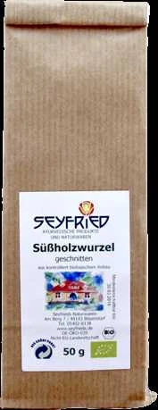 Saldymedžio šaknis, pjaustyta, ekologiška, Seyfried, 50g