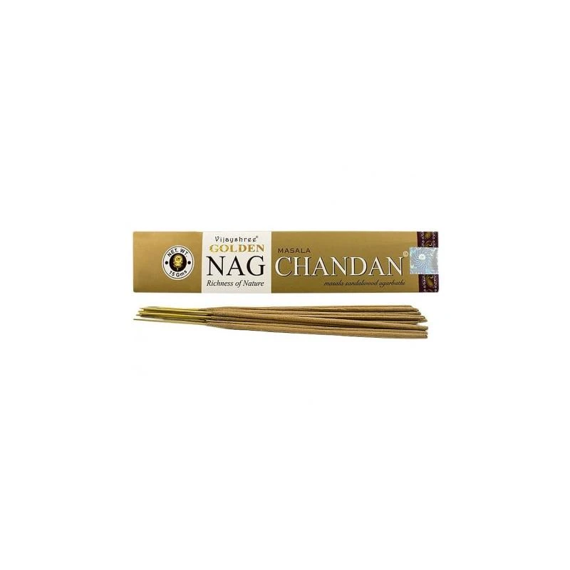 Santalo smilkalų lazdelės Nag Chandan Golden, Vijayshree, 15g