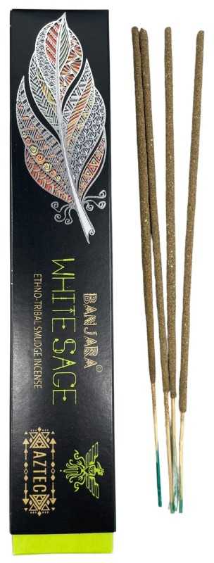 Ancient Wisdom Smilkalų lazdelės Baltas Sage, Banjara Tribal, 35g