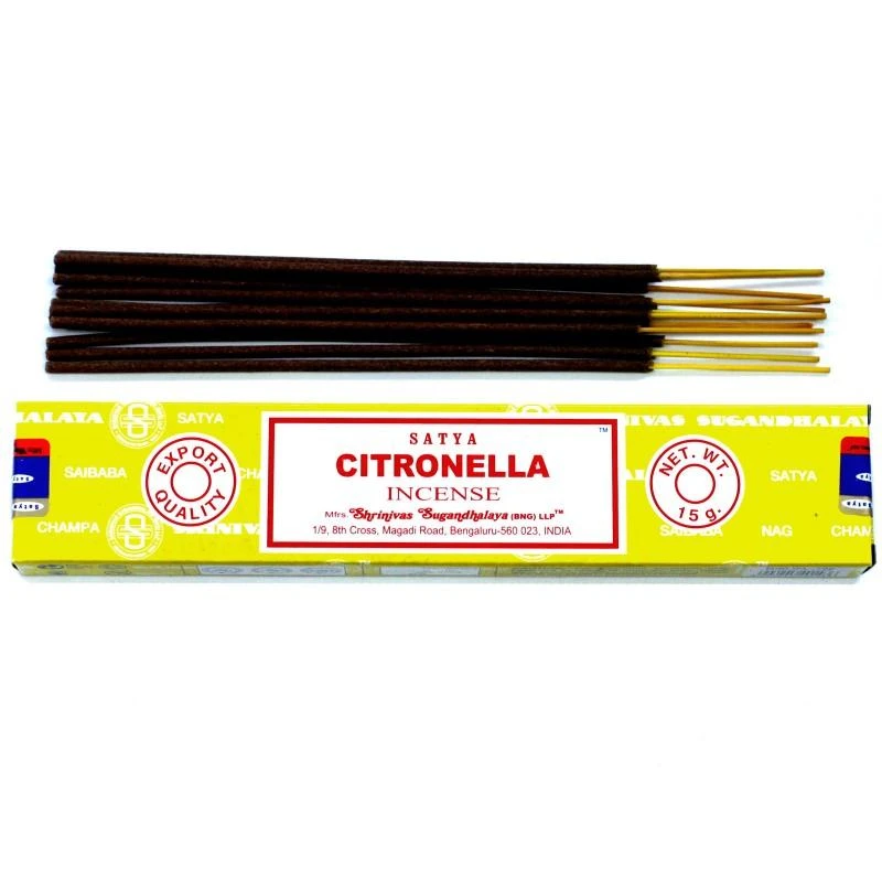 Smilkalų lazdelės Citronella, Satya, 15g