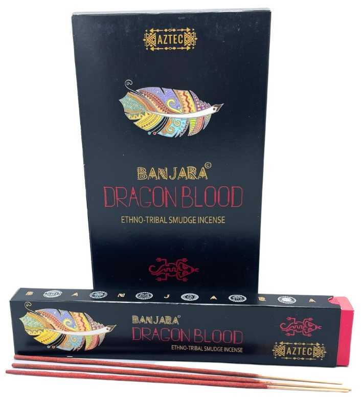 Ancient Wisdom Smilkalų lazdelės Dragon Blood, Banjara Tribal, 35g