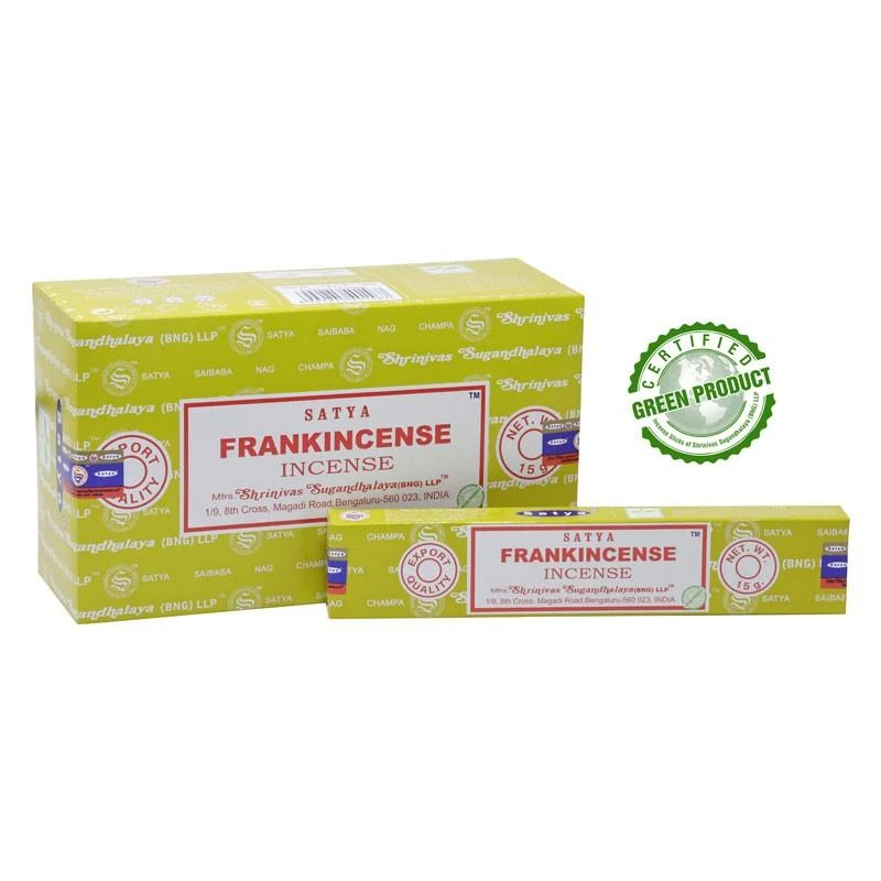 Smilkalų lazdelės Frankincense, Satya, 15g