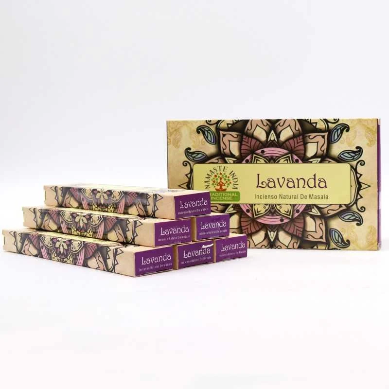 Orkay Smilkalų lazdelės Lavender Mandala Masala, Namaste India, 15g