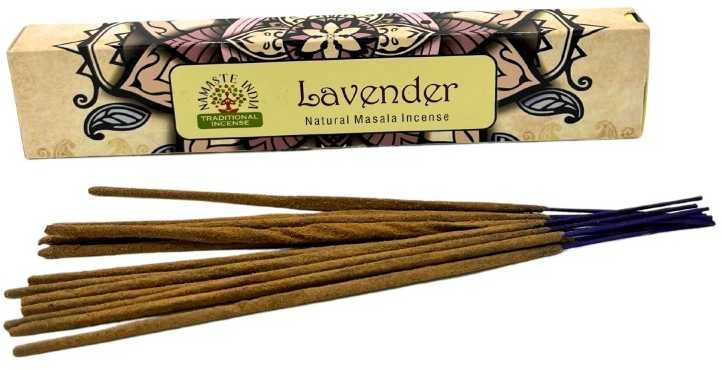 Orkay Smilkalų lazdelės Lavender Mandala Masala, Namaste India, 15g