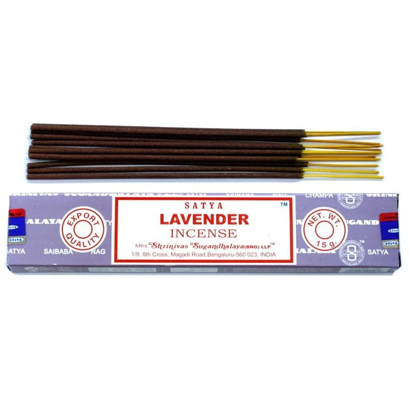 Smilkalų lazdelės Lavender, Satya, 15g