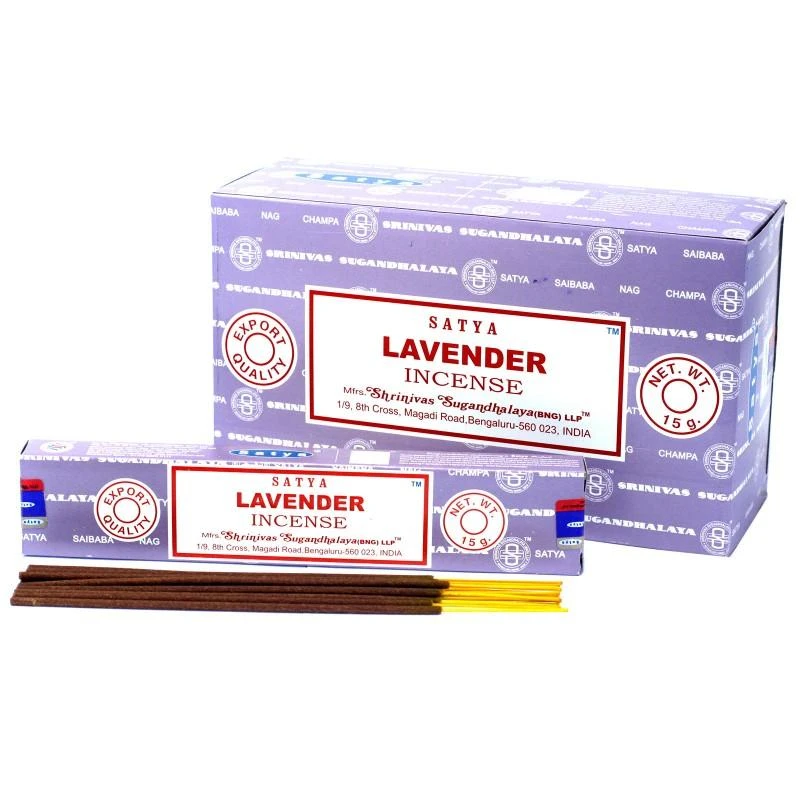 Smilkalų lazdelės Lavender, Satya, 15g