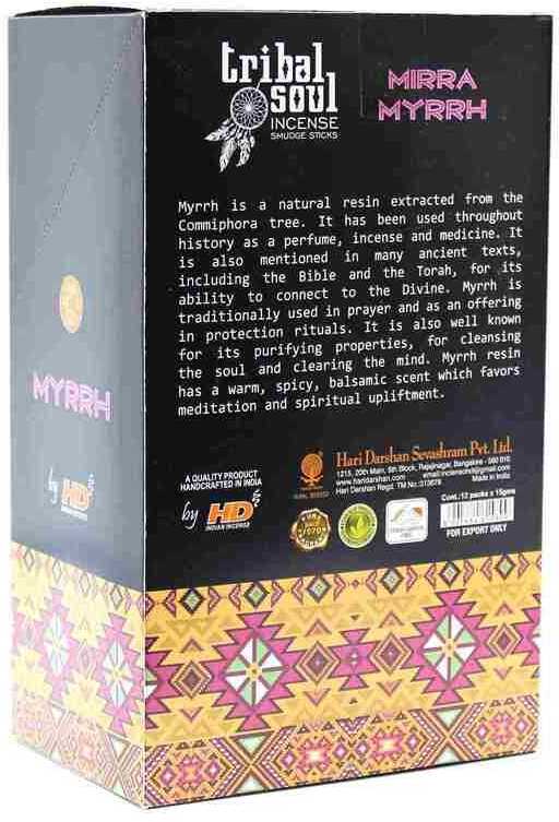 Hari Darshan Smilkalų lazdelės Myrrh, Tribal Soul, 15g