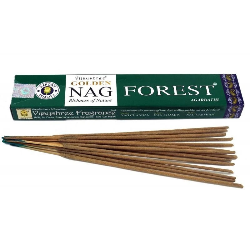 Smilkalų lazdelės NAG FOREST Golden, Vijayshree, 15g