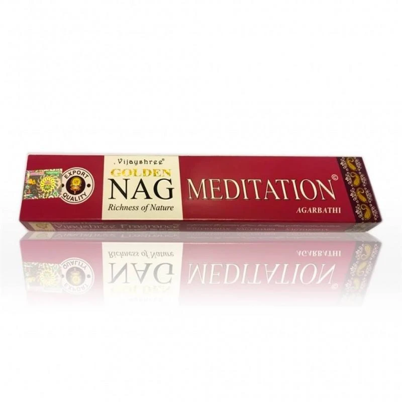 Smilkalų lazdelės Nag Meditation Golden, Vijayshree, 15g