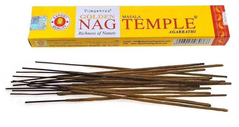 Smilkalų lazdelės Nag Temple, Vijayshree Golden, 15g