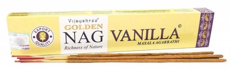 Smilkalų lazdelės Nag Vanilla, Vijayshree Golden, 15g