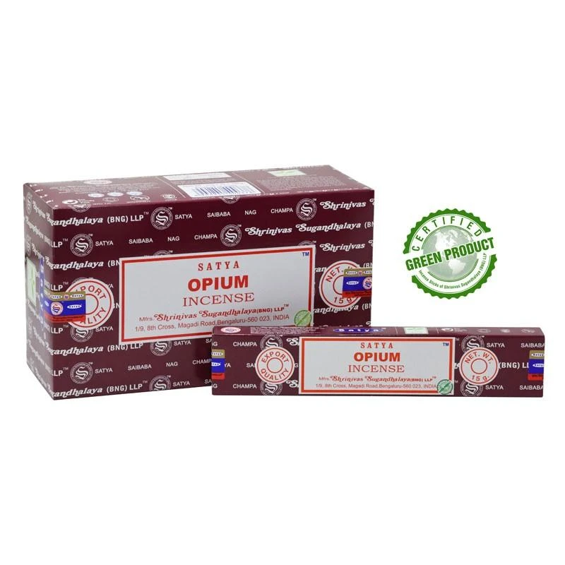 Smilkalų lazdelės Opium, Satya, 15g