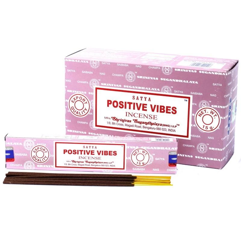 Smilkalų lazdelės Positive Vibes, Satya,15 g