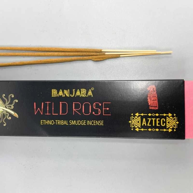 Ancient Wisdom Smilkalų lazdelės Wild Rose, Banjara Tribal, 35g