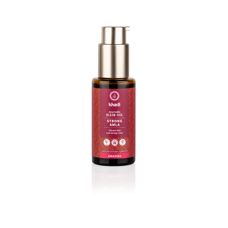 Stiprinantis plaukų aliejus Strong Amla, Khadi Naturprodukte, 50 ml