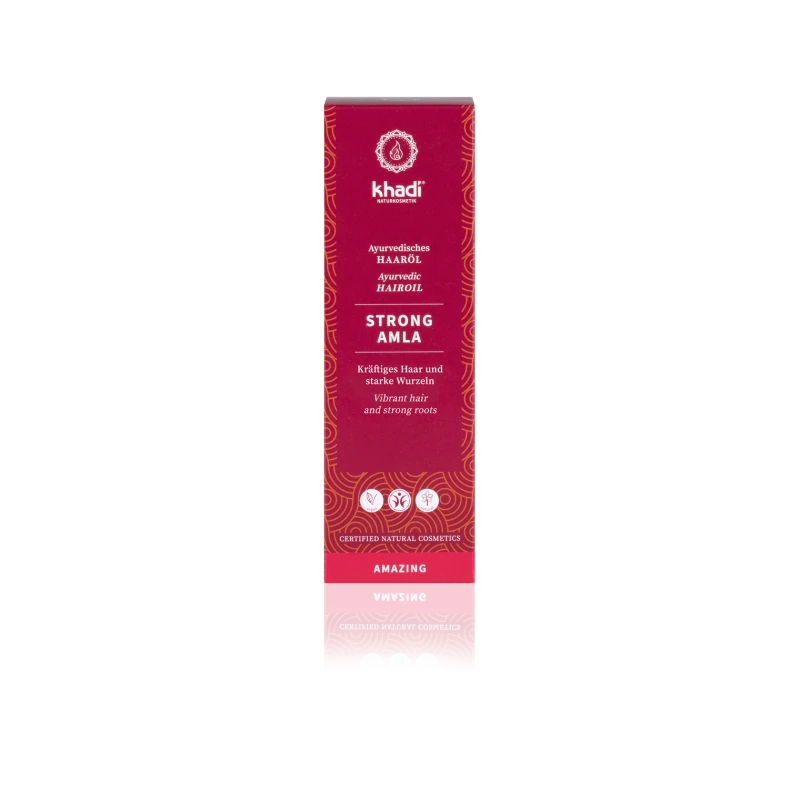 Stiprinantis plaukų aliejus Strong Amla, Khadi Naturprodukte, 50 ml