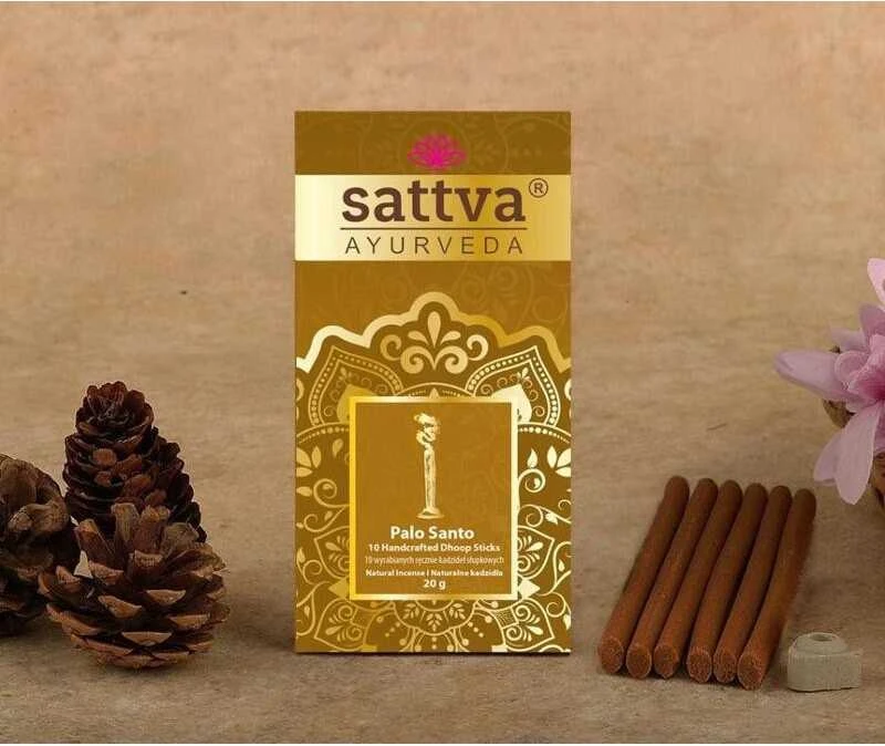Storos smilkalų lazdelės Palo Santo Dhoop, Sattva Ayurveda, 20g