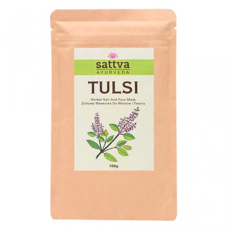 Indiškojo baziliko milteliai Tulsi, Sattva Ayurveda, 100g