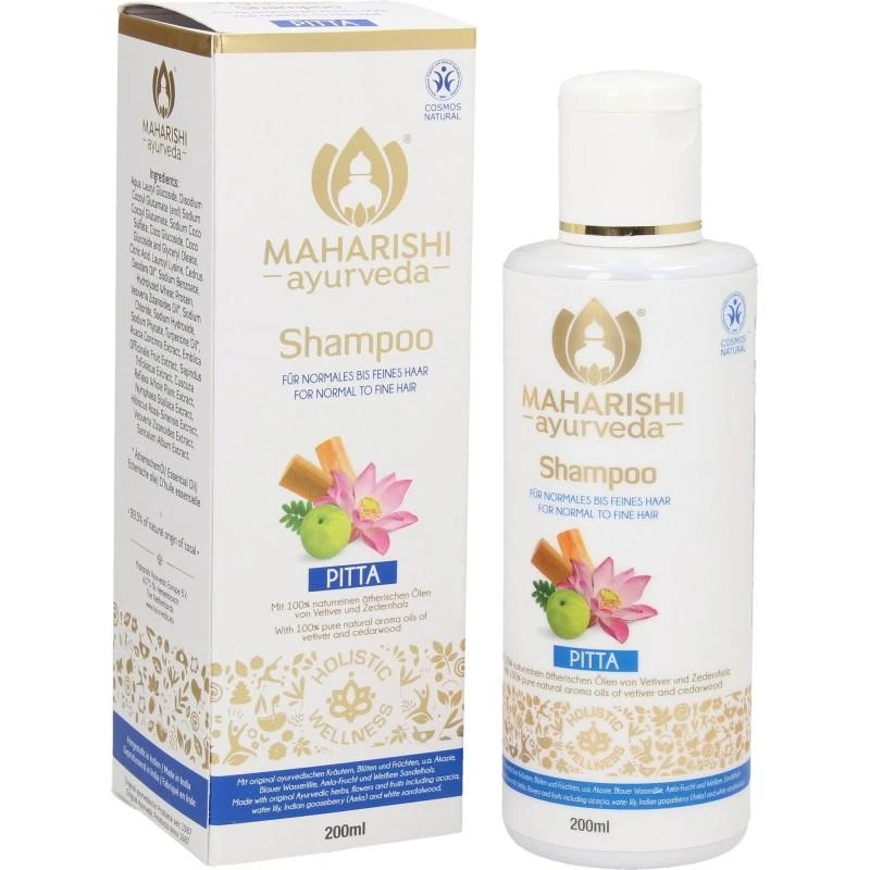 Vaistažolių šampūnas slenkantiems plaukams Pita, Maharishi Ayurveda, 200 ml