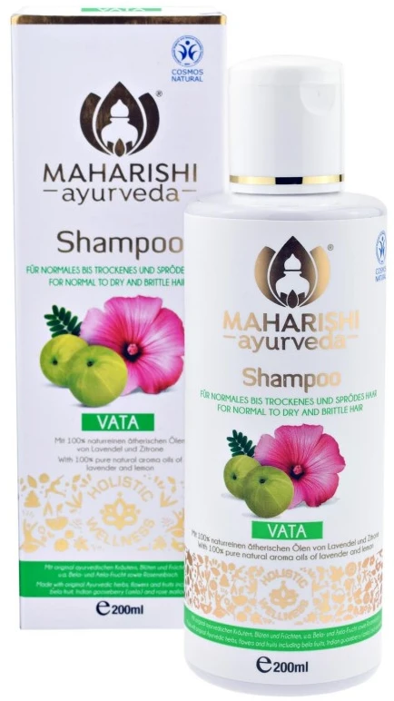 Vaistažolių šampūnas sausiems plaukams Vata, Maharishi Ayurveda, 200 ml