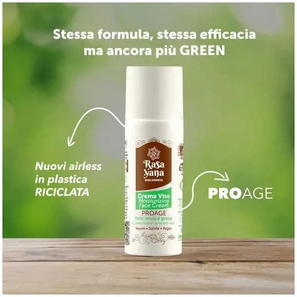 Veido kremas mišriai ir riebiai odai ProAge, Rasayana Biocosmesi, 50ml