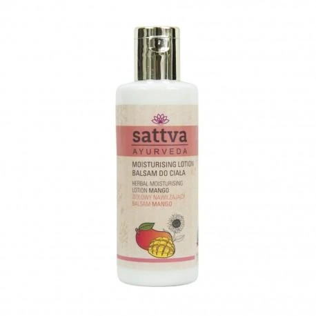 Drėkinantis kūno losjonas Mango, Sattva Ayurveda, 210ml