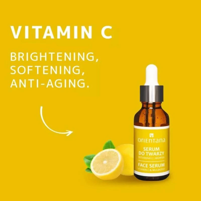 Veido serumas Vitamin C - Mulberry, Orientana, 30ml