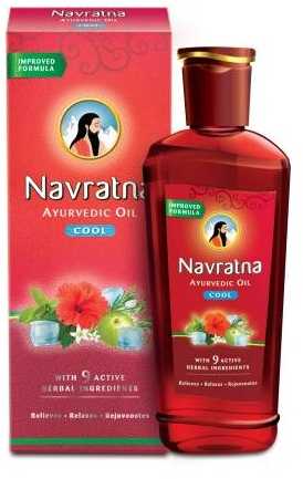 Vėsinantis ajurvedinis galvos ir kūno aliejus Navratna, Himani, 180ml