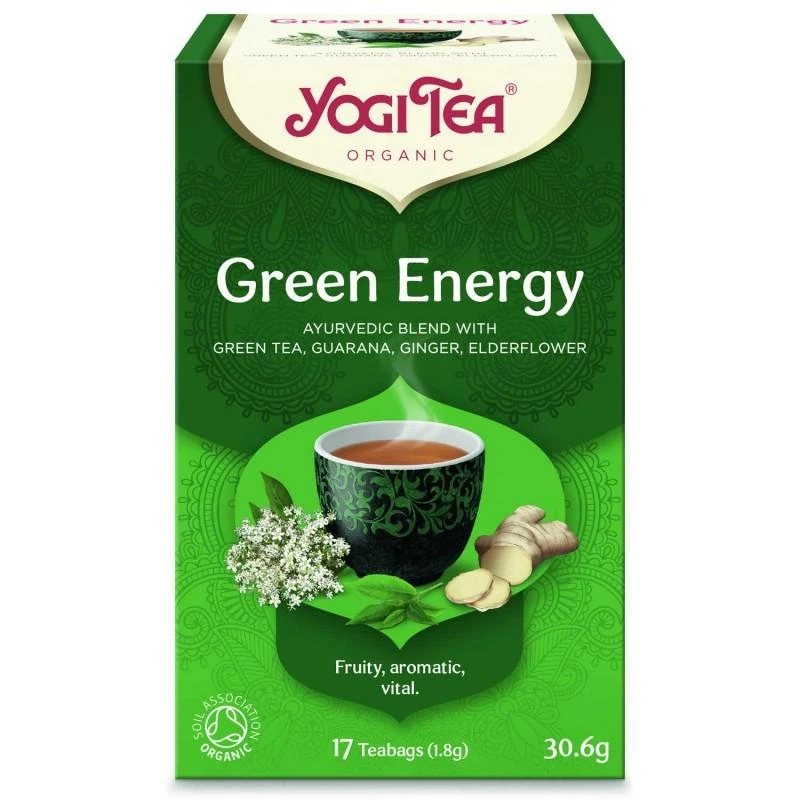 Yogi Tea Green Energy arbatos pakuotė