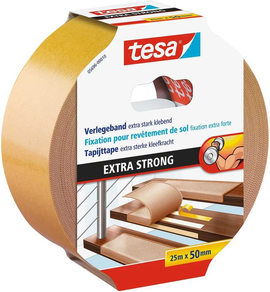 TESA DVIPUSĖ JUOSTA 25m x 50mm EXTRA STRONG