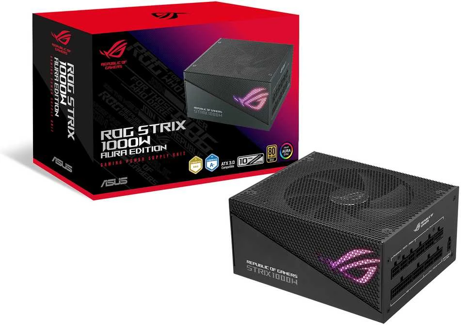 Maitinimo blokas ASUS ROG Strix 1000W Gold Aura Edition