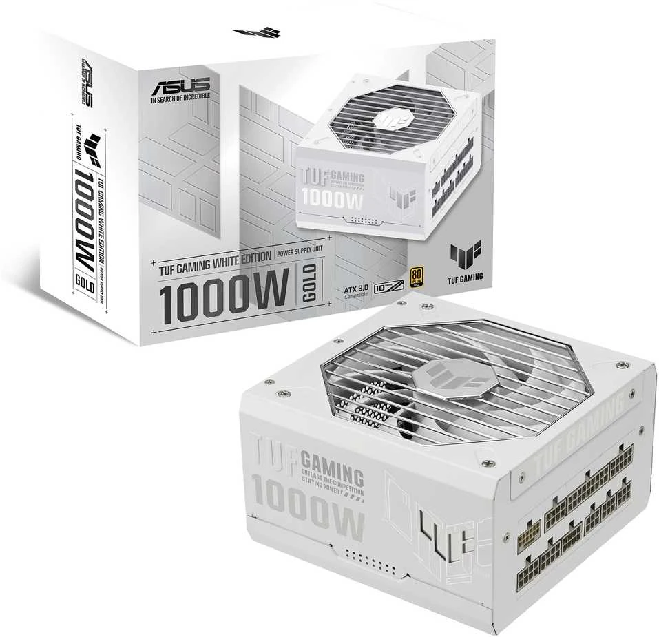 Maitinimo blokas ASUS TUF Gaming 1000W Gold White Edition