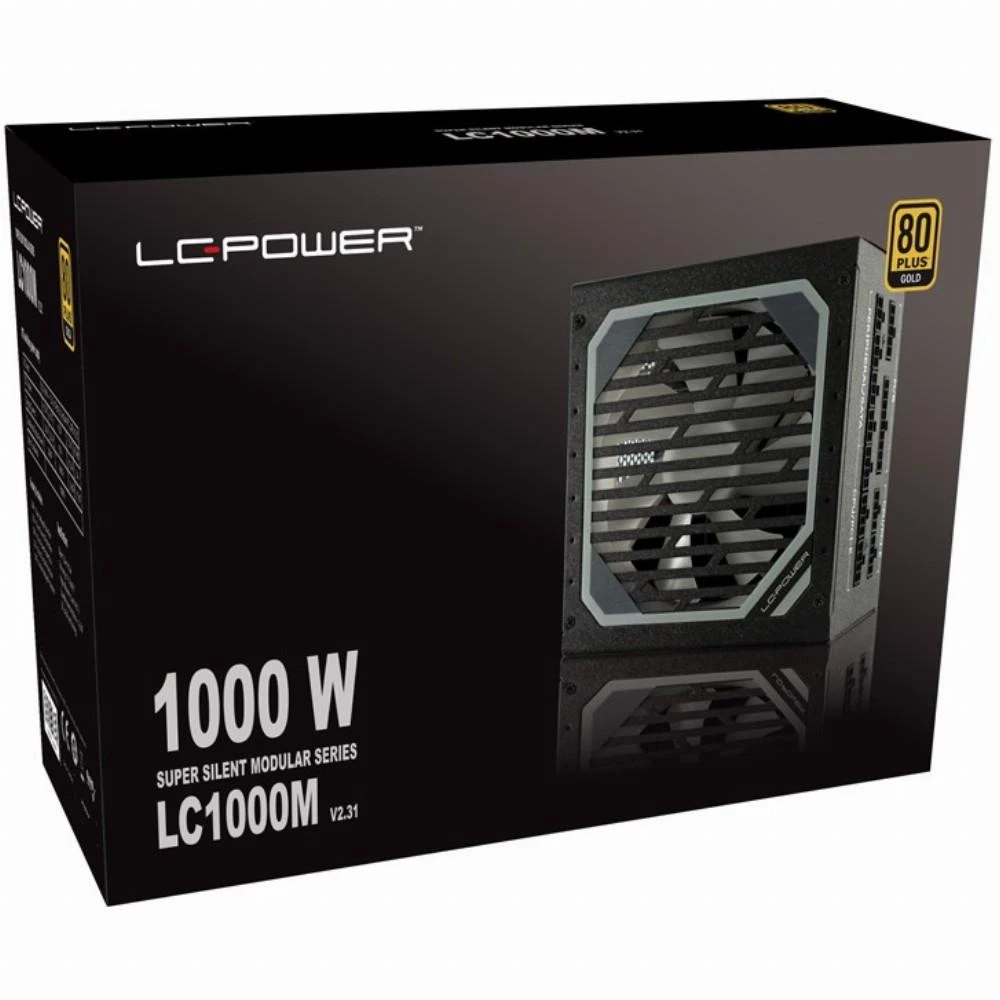 LC Power LC1000M V2.31 Super Silent 80+ Gold 1000 W