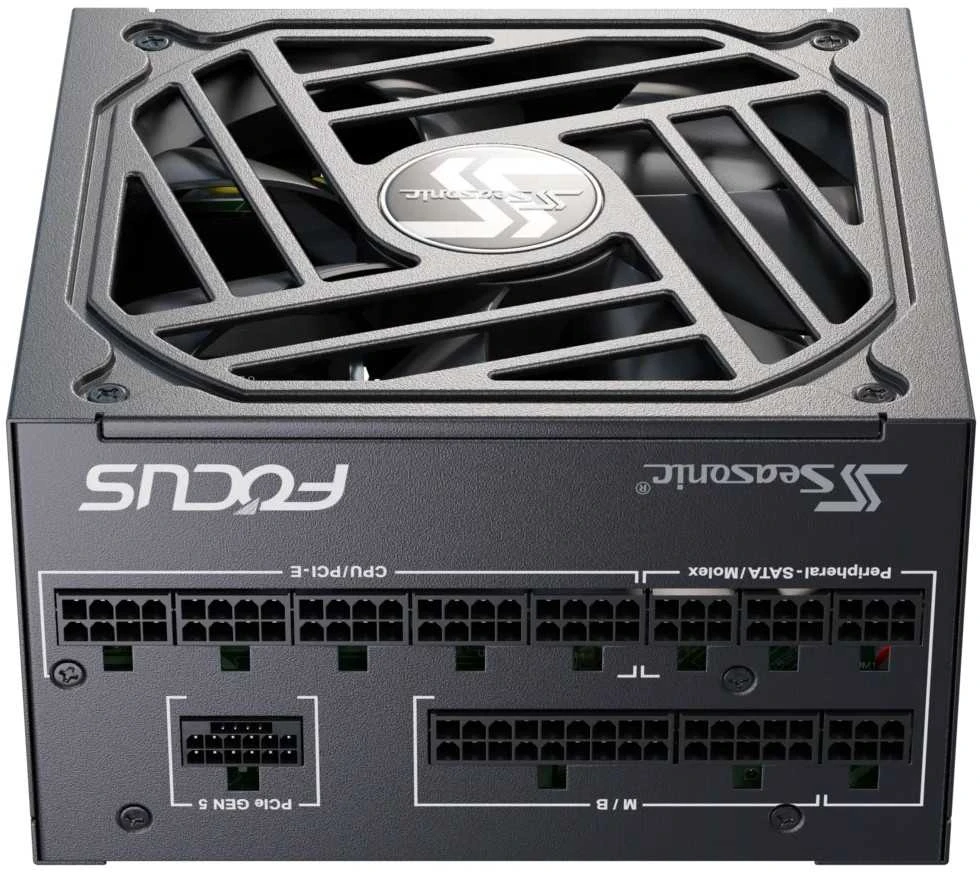 Seasonic Focus GX 80 PLUS Gold PSU, modular – 1000 Watt, juodos spalvos