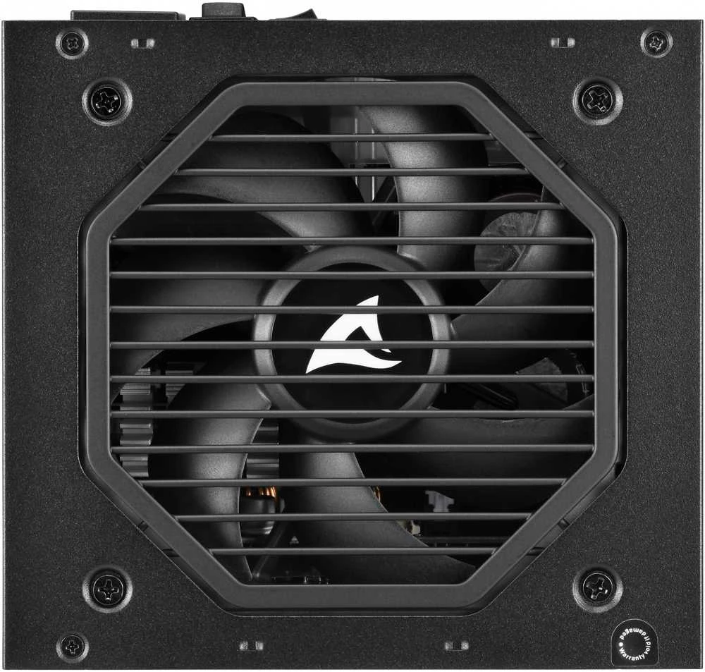 „Sharkoon Rebel P20 1000W“, kompiuterio maitinimo šaltinis - juodas, 1x 12 kontaktų didelio galingumo jungtis, 4x PCIe, kabelių valdymas, 1000 vatų