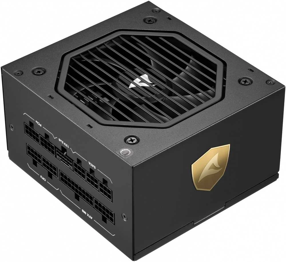„Sharkoon Rebel P20 1000W“, kompiuterio maitinimo šaltinis - juodas, 1x 12 kontaktų didelio galingumo jungtis, 4x PCIe, kabelių valdymas, 1000 vatų