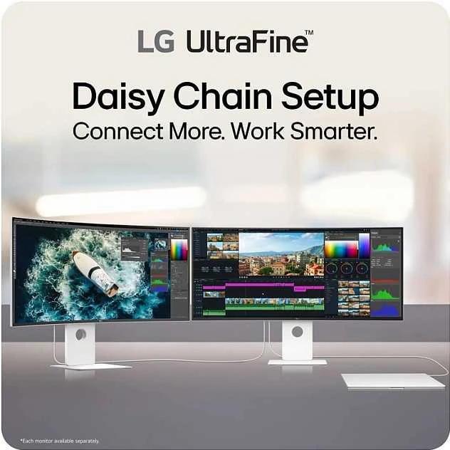 Monitorius „LG UltraFine 40U990A-W“ – 5K2K | Nano IPS juodas | „Thunderbolt 5“ | HDR 600