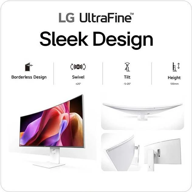 Monitorius „LG UltraFine 40U990A-W“ – 5K2K | Nano IPS juodas | „Thunderbolt 5“ | HDR 600