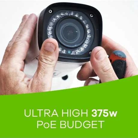 Šakotuvas ZYXEL GS1350-12HP, 12 prievadų valdomas CCTV POE komutatorius, didelio nuotolio, 130 W (1 metų NCC PRO paketo licencija) (5 metų garantija)