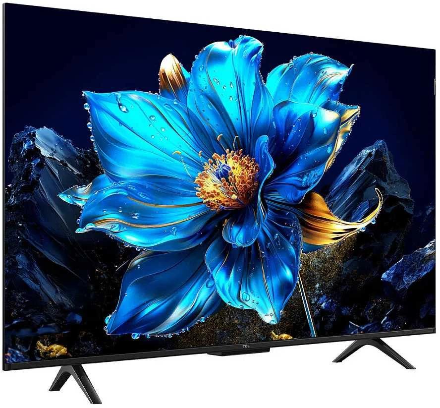 Televizorius TCL 4K QLED TV | 43T69C | 43 | Smart TV | Google TV | UHD | Juodas