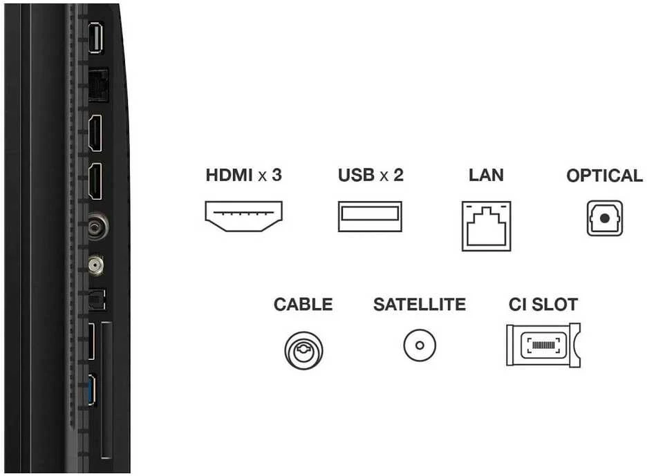 Televizorius TCL 4K QLED TV | 43T69C | 43 | Smart TV | Google TV | UHD | Juodas