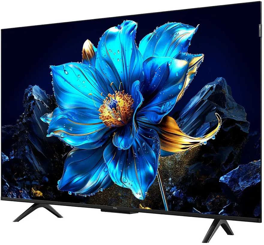 Televizorius TCL 4K QLED TV | 43T69C | 43 | Smart TV | Google TV | UHD | Juodas