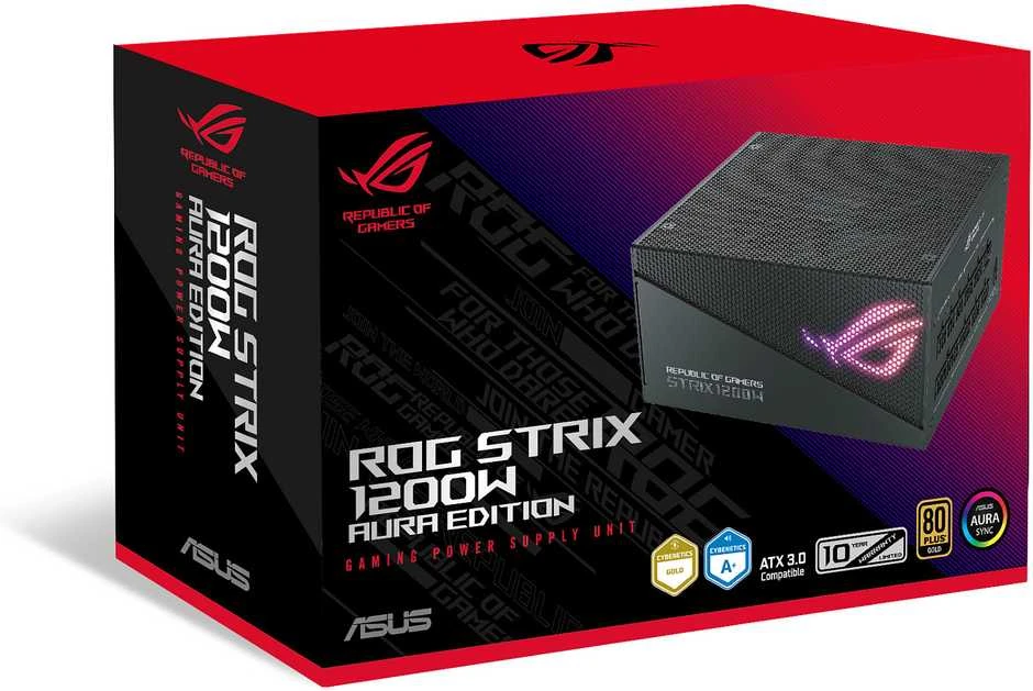 Maitinimo šaltinis ASUS ROG Strix 1200W Gold Aura Edition
