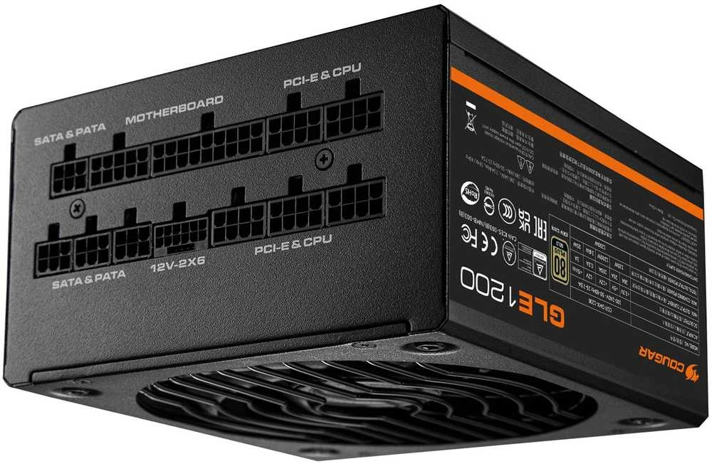 Maitinimo blokas Cougar GLE-1200, 1200W, 80 Plus Gold