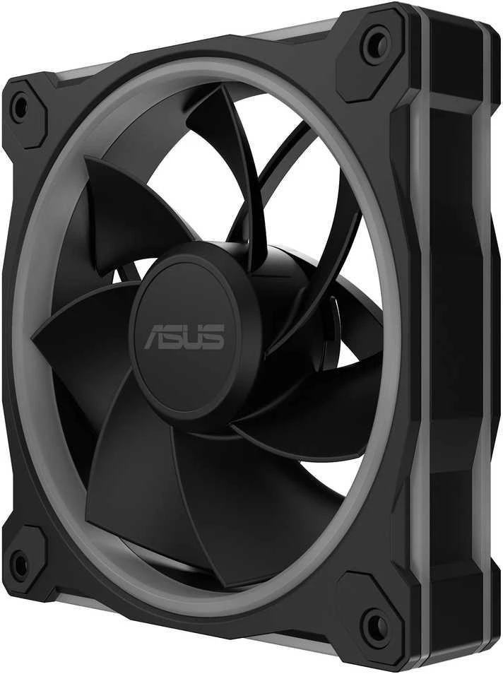 ASUS Prime MR120 ARGB fan, PWM, reverse - 120mm, juodas