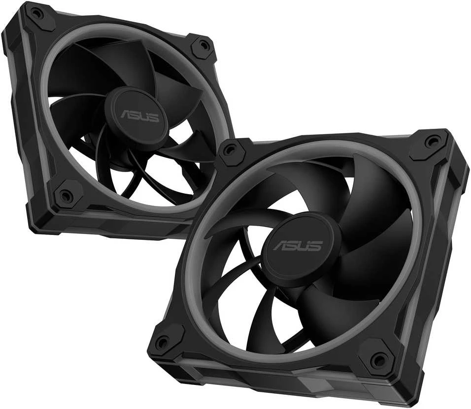 ASUS Prime MR120 ARGB fan, PWM, reverse - 120mm, juodas