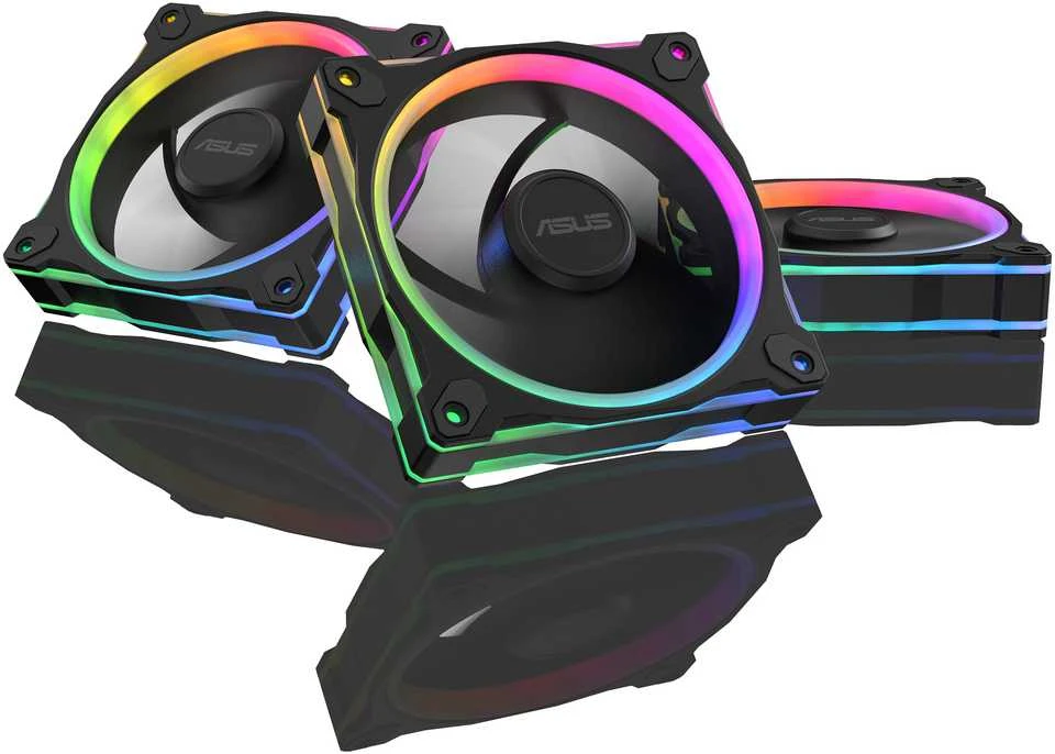 ASUS Prime MR120 Fan ARGB Reverse Juodas 3in1 Kompiuterio dėklas 12 cm 3 pc(s)
